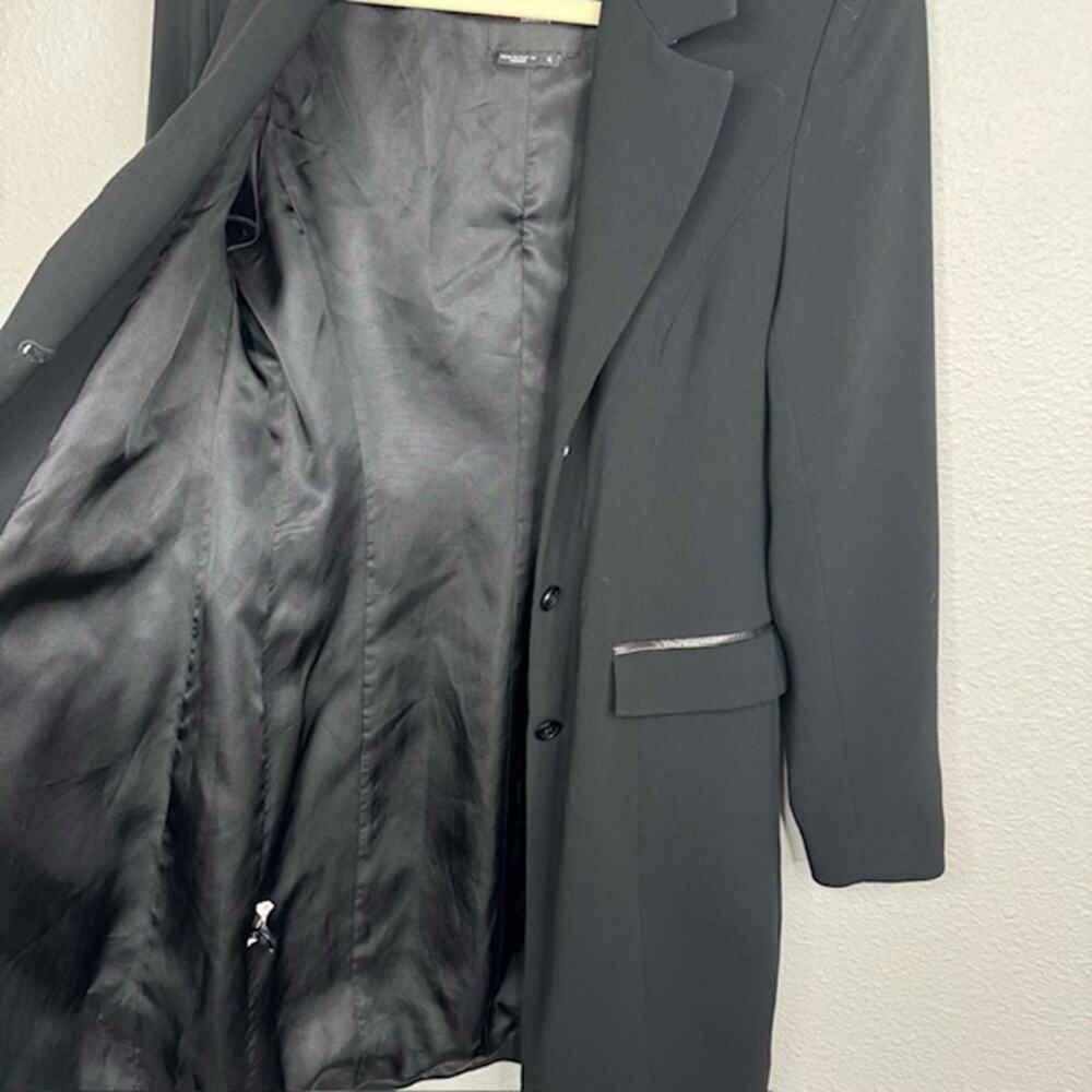 identify Womens Sz 4 Black Peacoat Jacket - Picture 7 of 14
